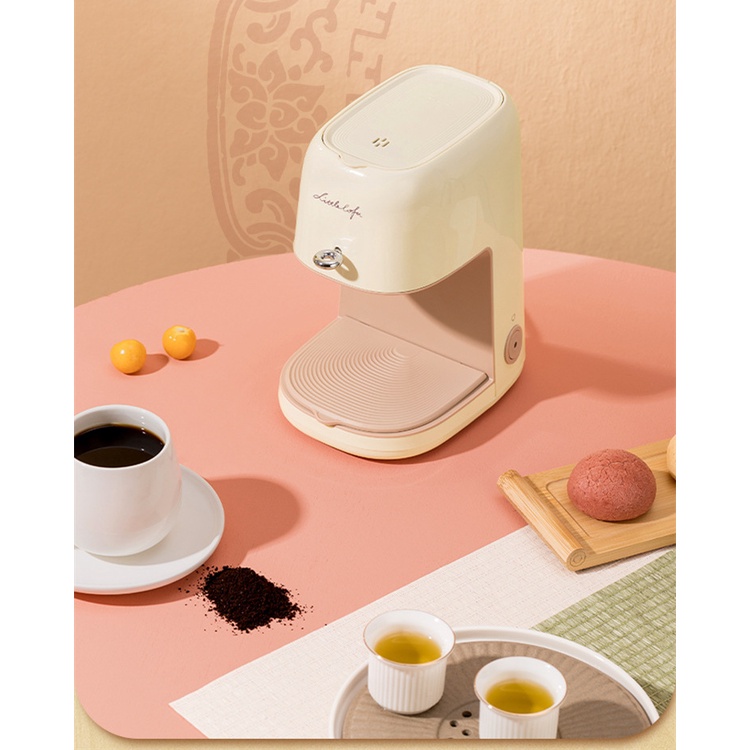 Máy pha cà phê mini 300ml Máy pha cà phê mini tự động KONKA - Bảo hành 12 tháng chính hãng coffee machine