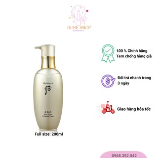 Sữa rửa mặt tái sinh Whoo Cheongidan Radiant Cleansing Foam 200ml
