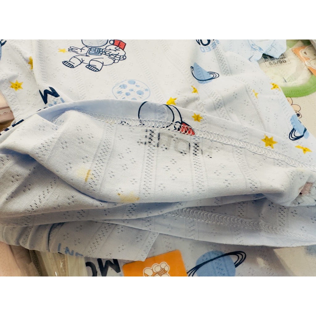Bộ cộc tay quần đùi cao cấp cotton organic hàng Quảng Châu cho bé trai bé gái mặc hè
