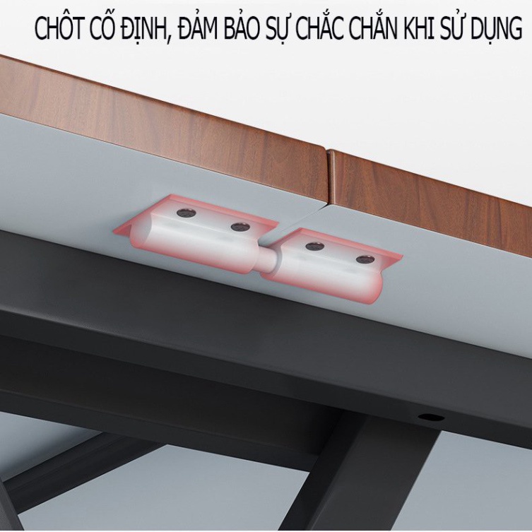 Bàn Ăn Gấp Gọn Đa Năng KT:120*60cm,Bàn Gấp Đa Năng Uống Nước Uống Trà Cafe Chất Liệu Gỗ Phủ Melanin . | BigBuy360 - bigbuy360.vn