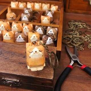 MÓC KHOÁ MÈO GỖ THỦ CÔNG