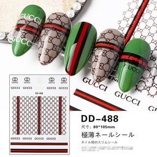 Sticker nail thuong hieu nhiều mẫu