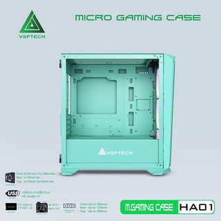 Vỏ Case VSP HA01 GREEN (OPTION FAN)