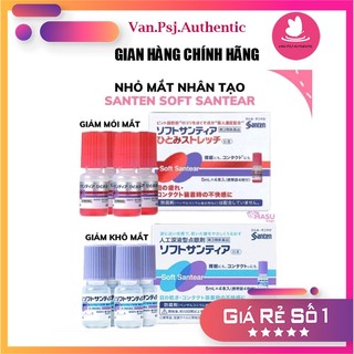 - nước nhỏ mắt nhân tạo santen soft santear