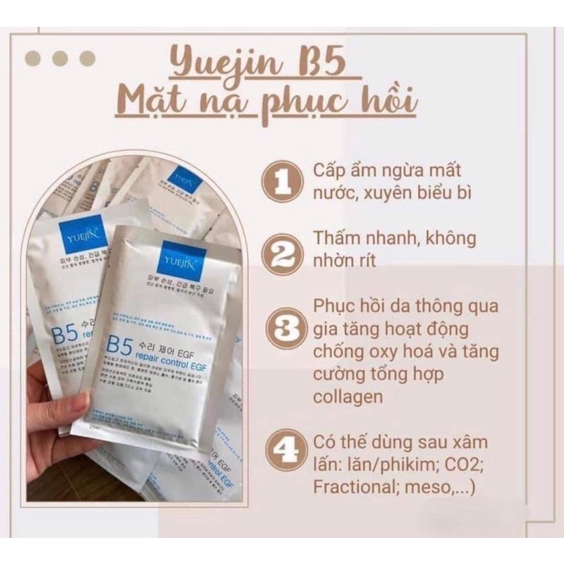 Mặt nạ B5 Repair Control EGF Yuejin phục hồi da