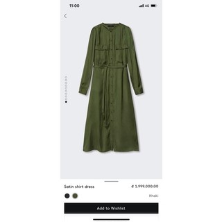Váy midi Lụa M.N.G dư xịn
