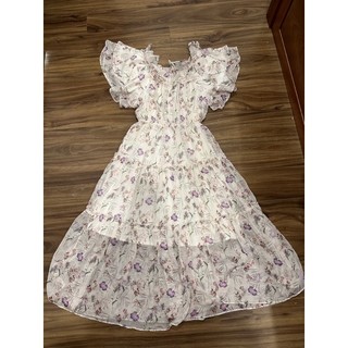 pass váy hoa đi biển size S,M