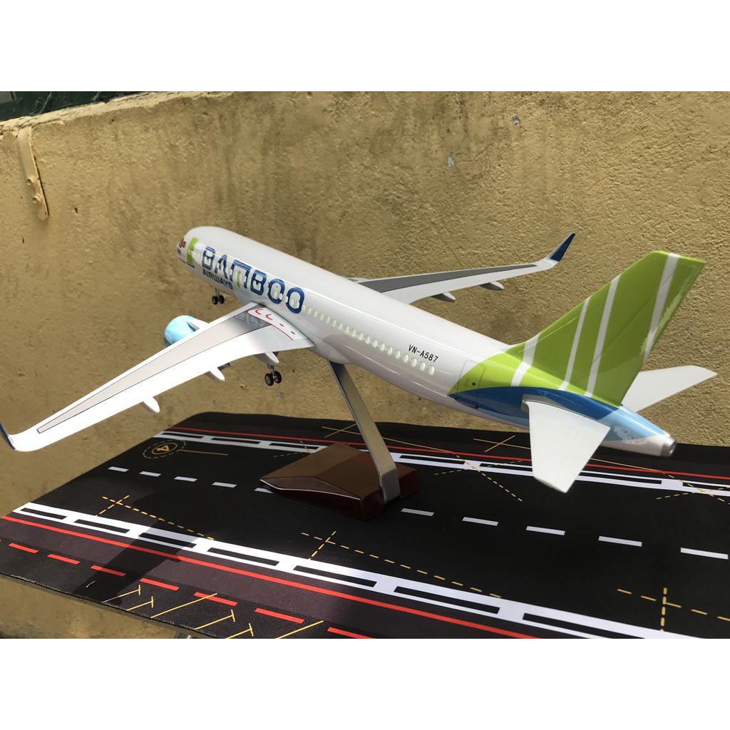 Mô hình máy bay A-320 BAMBOO Airways - 1:130