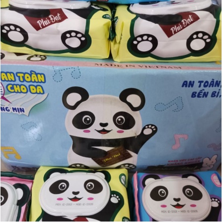 Khăn giấy ướt phú đạt 1 gói chính hãng không mùi 120 tờ