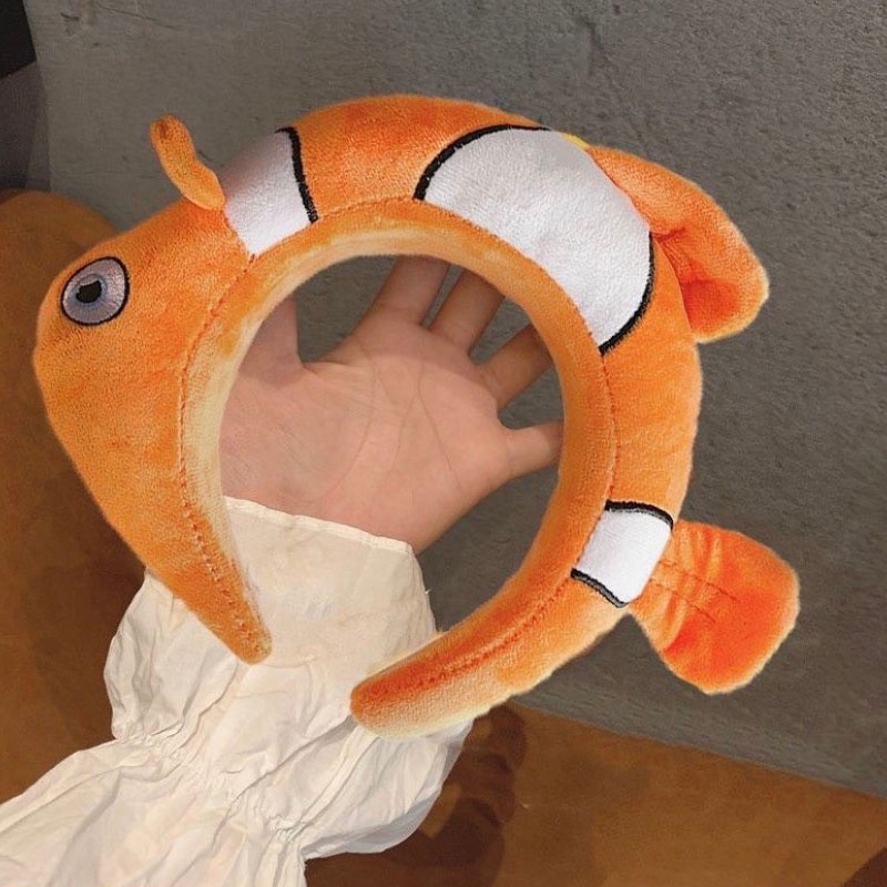 Bờm tóc nữ cute hình gấu, cá, khủng long, hươu, cà rốt, ếch, vịt, cừu, bông hoa dễ thương cho mẹ và bé năm 2023