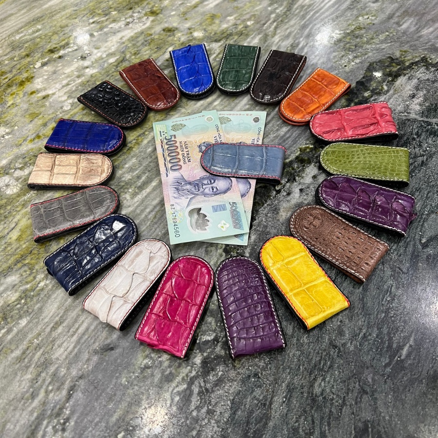 Ví Nam Da Cá Sấu 2DO LEATHER Da V55 Kích Thước  Quà Tặng Cho Người Thân, Sang Trọng, Cao Cấp, Chính Hãng