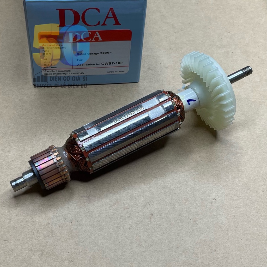 Rotor Máy Mài Bosch GWS7-100 7-100 7-125 | Ruột Máy Mài 7-100 7-125 DCA LOẠI TỐT
