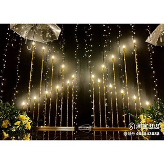 Đèn Dàn 1m 10 Ống 1 Bộ 2 Chiếc Trang Trí Studio, Dẫn Lối, Sân Khấu, Tiệc - AD002 (Vàng Gold)