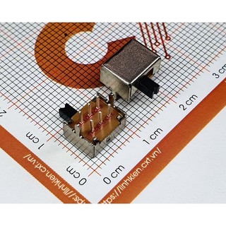 Sk-22d07 công tắc gạt 6 chân cong cần gạt 3mm
