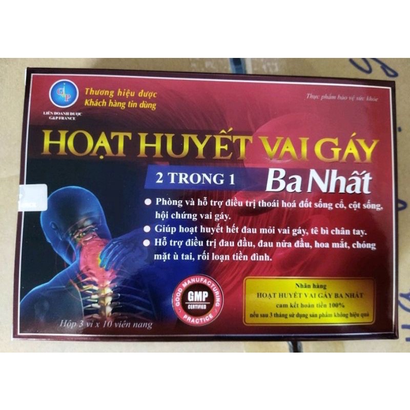 Viên uống hoạt huyết vai gáy ba nhất 2 trong 1