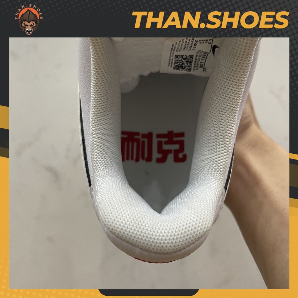 Giày Air Force 1 Custom Flower, AF1 Trắng Móc Hoa - Than.Shoes