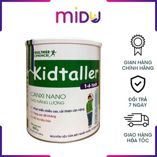 Sữa bột kidtaller 900g - bổ sung mk7 tăng chiều cao bảo vệ xương ngừa chậm lớn cho trẻ 1-6 tuổi