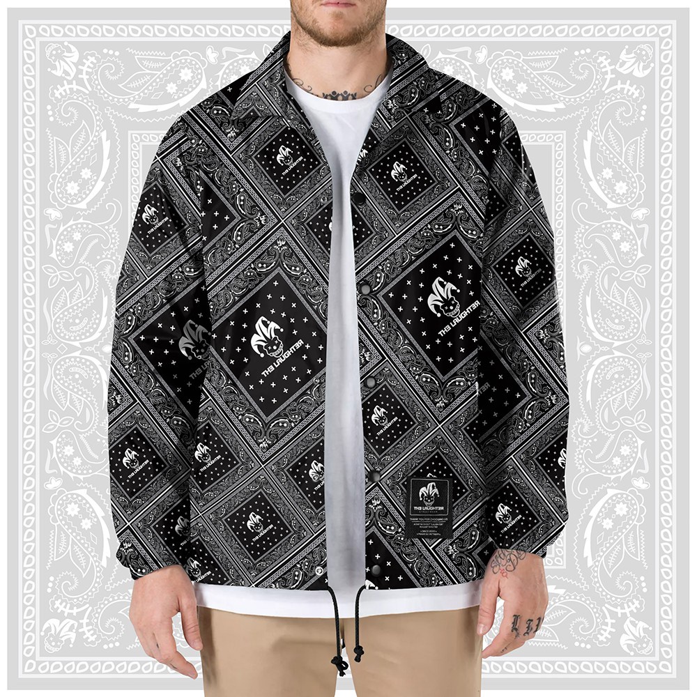 Local brand LAUGHTERIAN PATTERN- JACKET HỌA TIẾT BANDANA