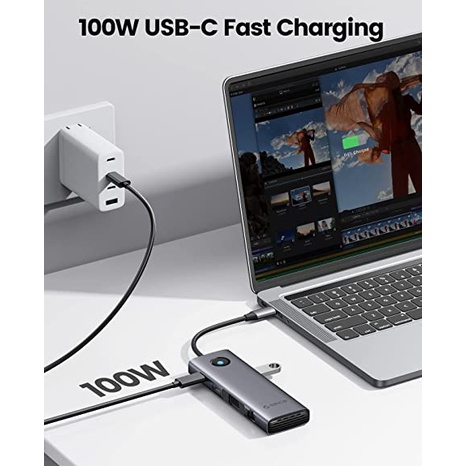 Bộ chuyển đổi hub 9 trong 1 Orico type C to USB3.0 / HDMI 60Hz / PD 100W / RJ45 1Gbps 2.5Gbps 9 in 1 cho laptop táo