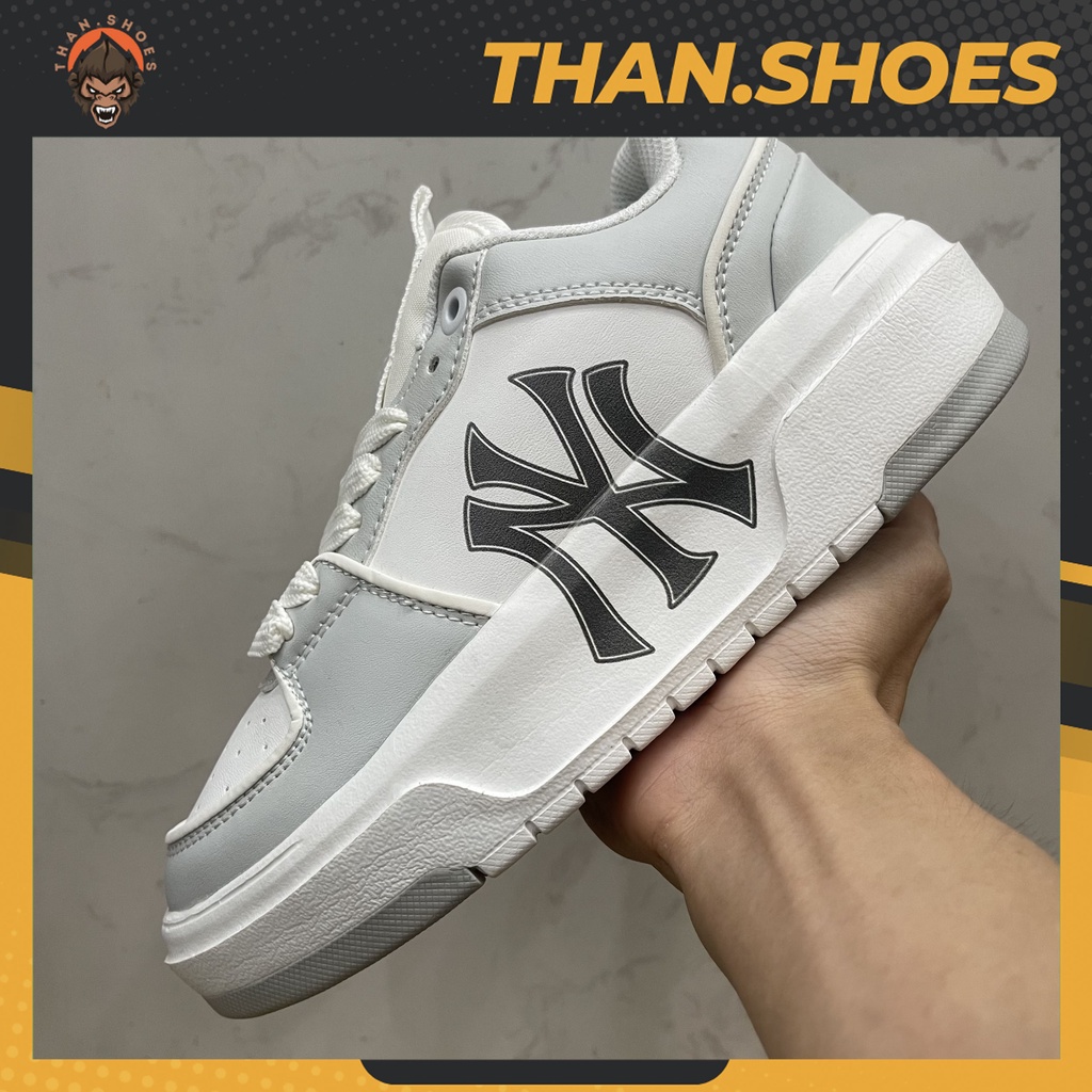 Giày MLB Chunky Liner New York Yankees, MLB Liner Xám Trắng - Than.Shoes
