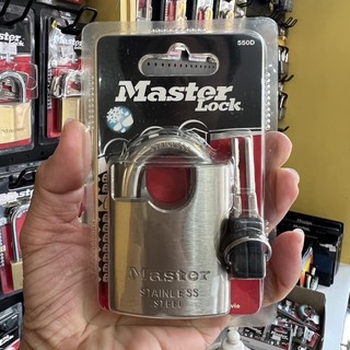 Ổ khóa inox chống cắt master lock 550d thân rộng 50mm thép không gỉ - msoft