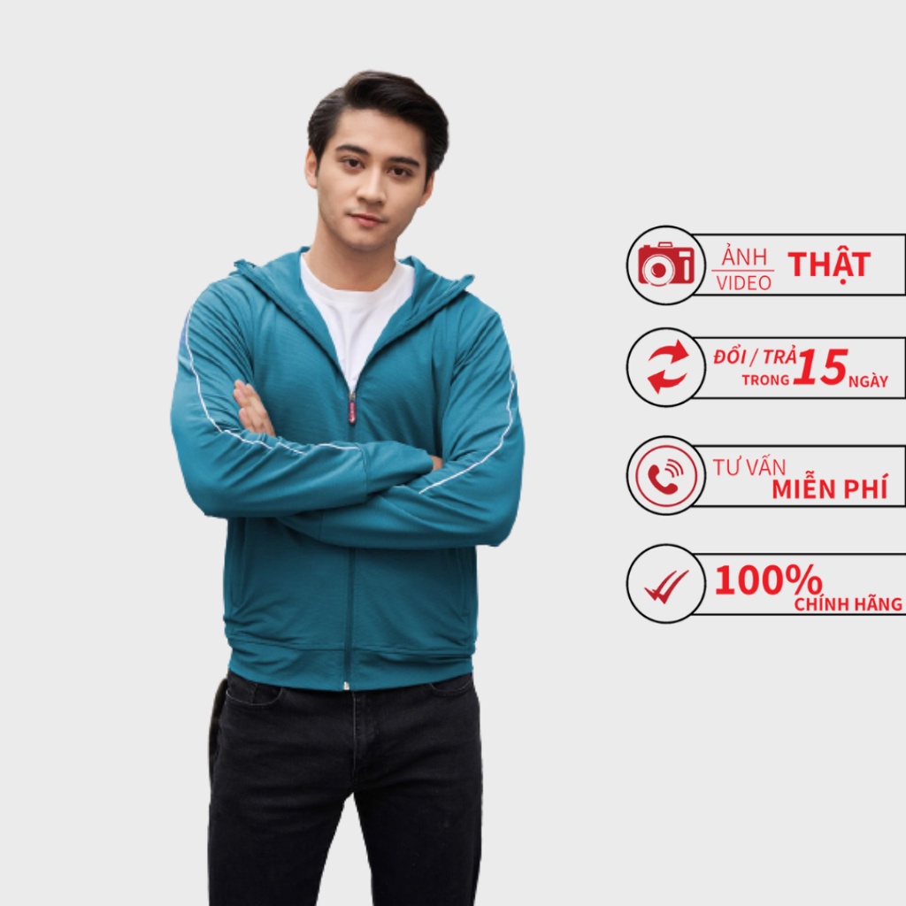 Áo Chống Nắng Nam 2 Lớp Cao Cấp Chính Hãng Cardina Màu Sắc Tinh Tế,Kiểu Dáng Hiện Đại
