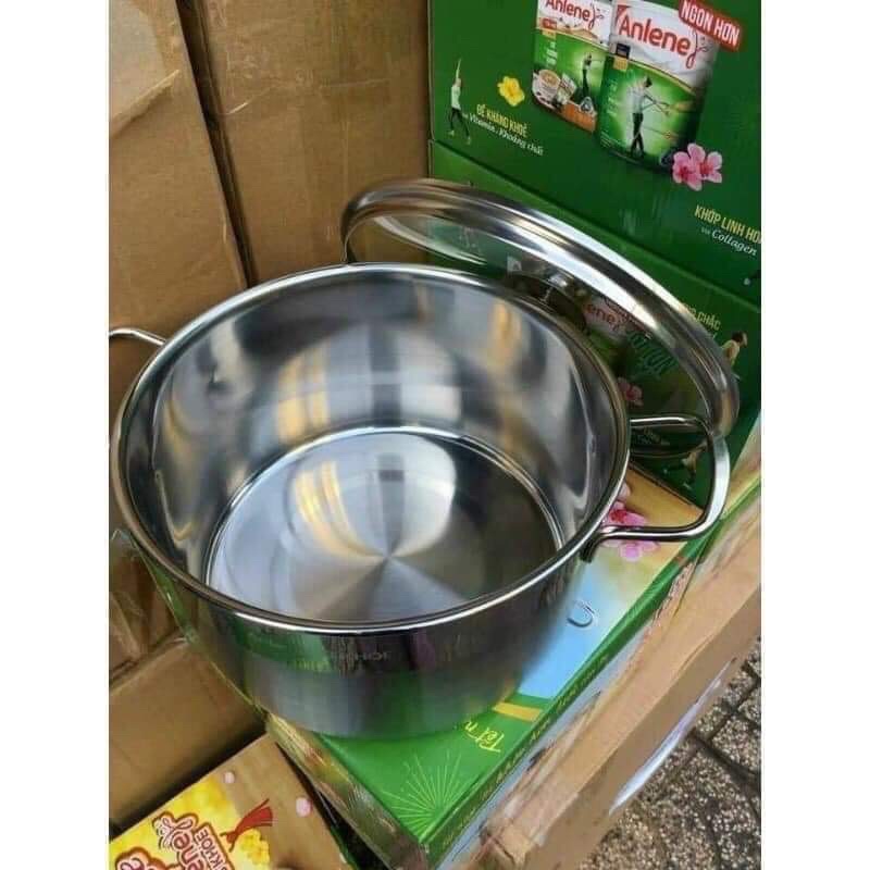 Nồi inox 24cm hàng km Anlene
