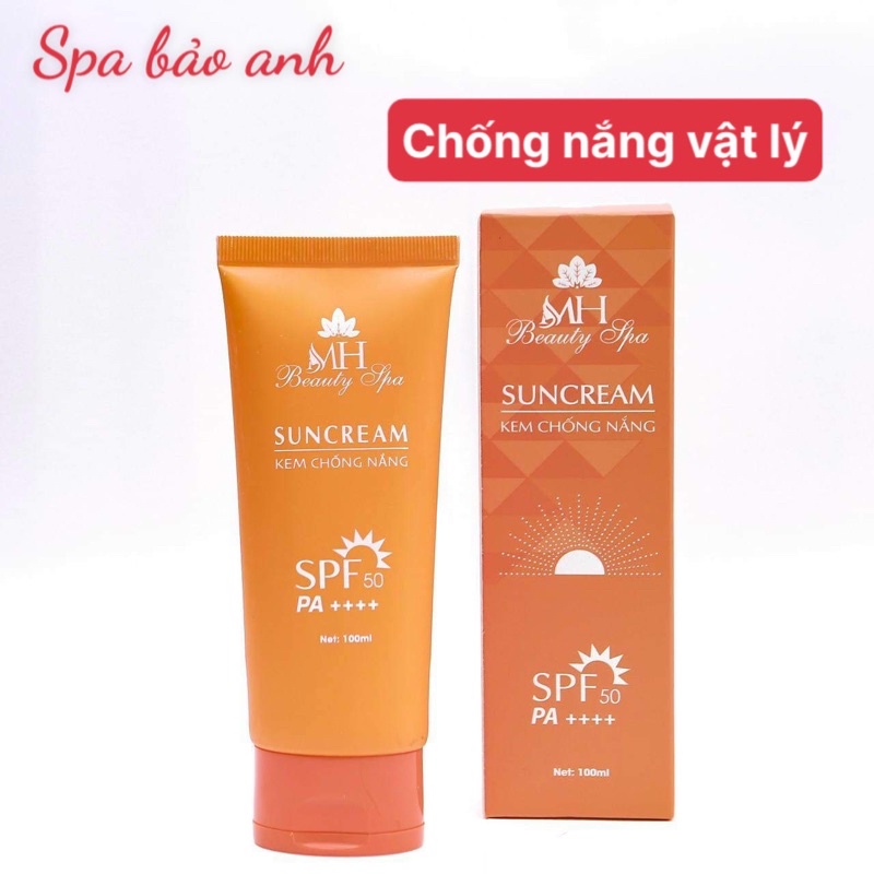 Kem chống nắng căng bóng Mh spa