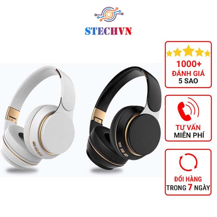 Tai Nghe Chụp Tai Không Dây Có Mic Xbass T7 Tai Nghe Bluetooth Chơi Game Máy Tính Chính Hãng Lắp Được Thẻ Nhớ Tiện Lợi