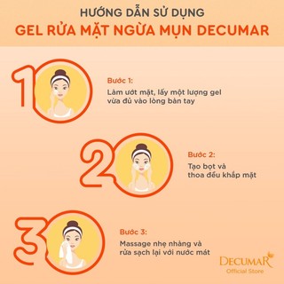 Gel Rửa Mặt Giảm Nhờn DECUMAR ADVANCED [Tuýp 50g]