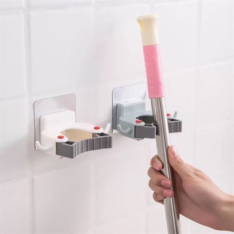 Kẹp chổi dán tường chắc chắn tiện dụng