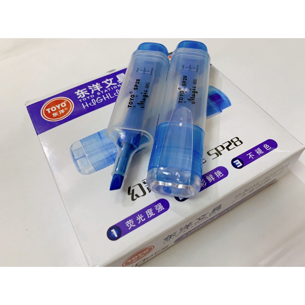 Bút dạ quang, hightlight, nhớ dòng Toyo