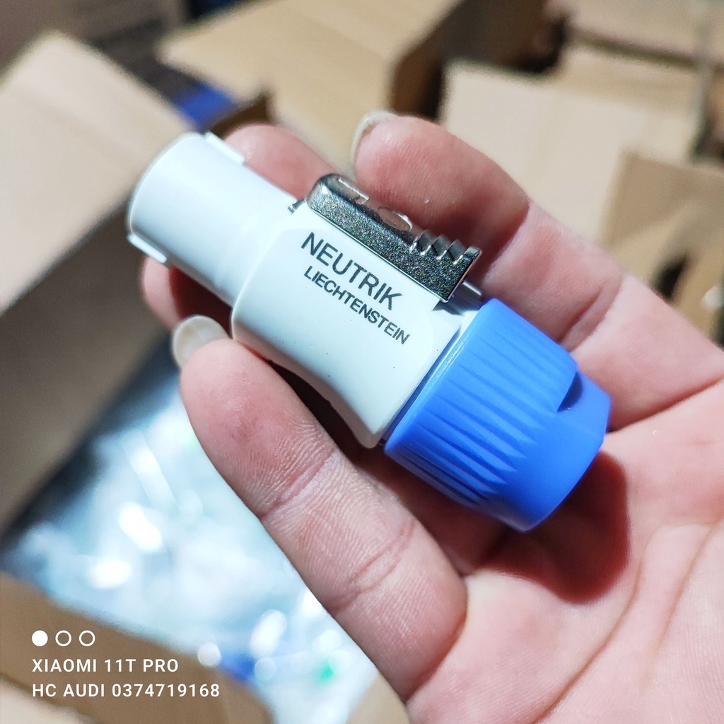 Giắc loa full SPEAKON NL4FC - giắc NEUTRIK loa chuyên nghiệp cao cấp