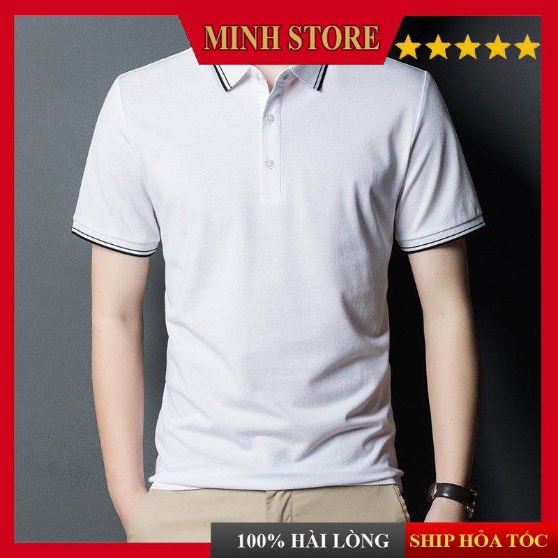 Áo PoLo Nam Nữ Cotton Cá Sấu Cao Cấp, Áo Thun Nam Nữ Dáng Basic Thời Thượng AT01 - MINHSTORE