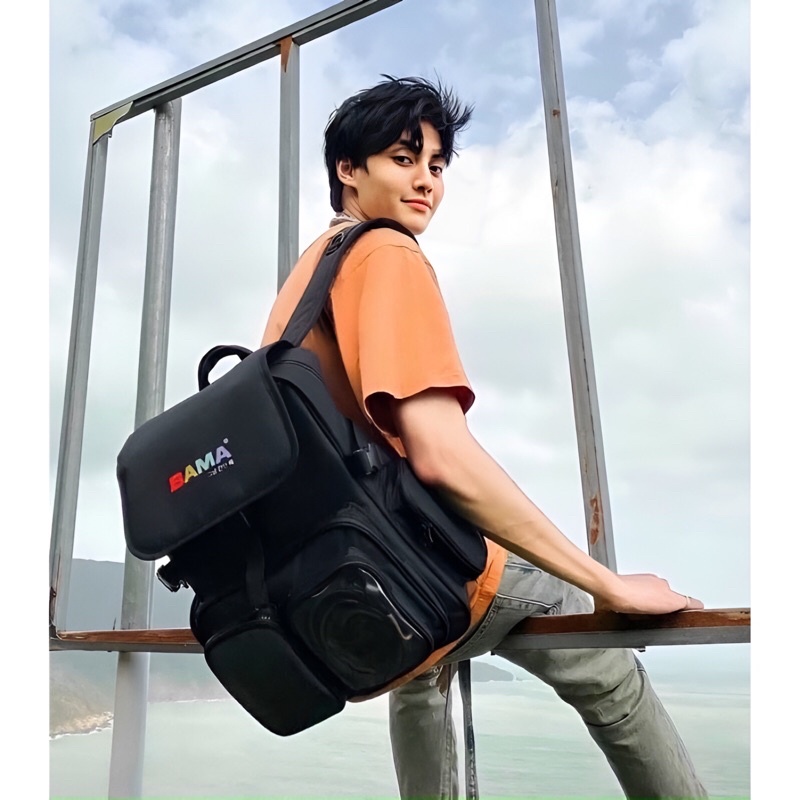 Balo BAMA BASIC BACKPACK SS2 | Balo Bama Chất Vải Canvas Cao Cấp Trượt Nước Đựng Vừa Laptop 15.6 Inch | Bánh Mì Store