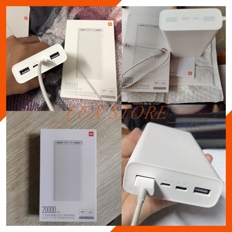 Sạc Pin Dự Phòng Xiaomi 20000Mah Tiện Lợi Cao Cấp
