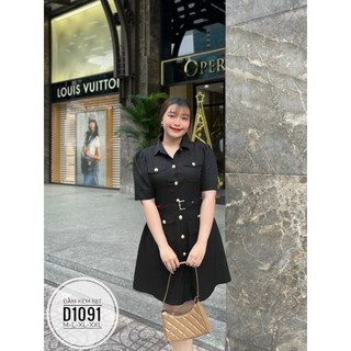Bigsize Đầm kèm nịt D1091