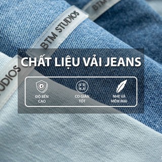 Quần short jeans BTM Studios cạp chun co giãn - 12.460.1