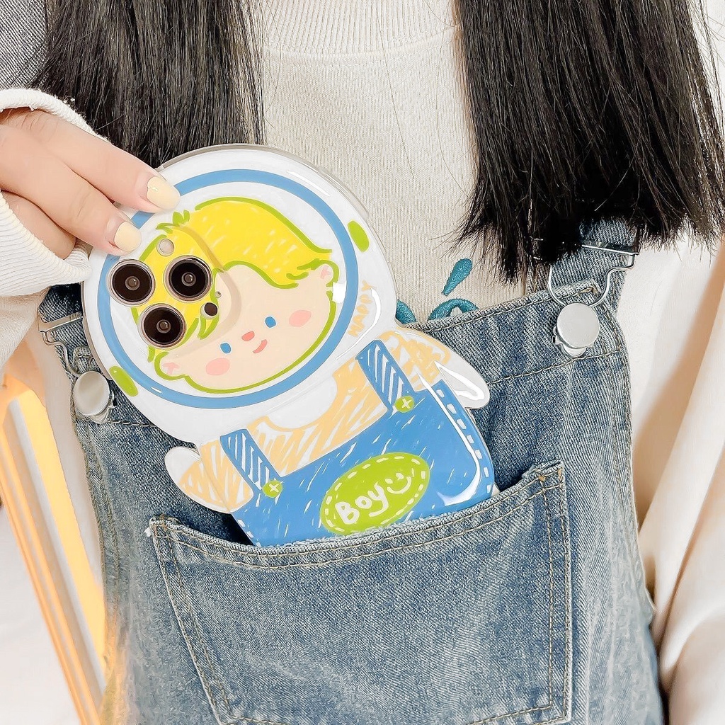 Ốp lưng iphone phi hành gia Space Couple 6 6plus 6s 6splus 7 7plus 8 8plus x xs 11 12/13 14 pro max promax plus iphone