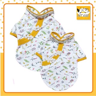 Áo Thun Sườn Xám Cho Chó Mèo