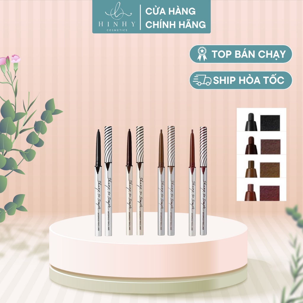 Chì Kẻ Mắt Siêu Mảnh Clio Sharp So Simple Waterproof