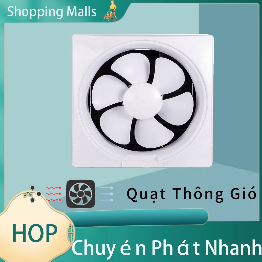 Quạt thông gió âm tường - Không màn che - 3 kích thước cánh 8/10/12 inch