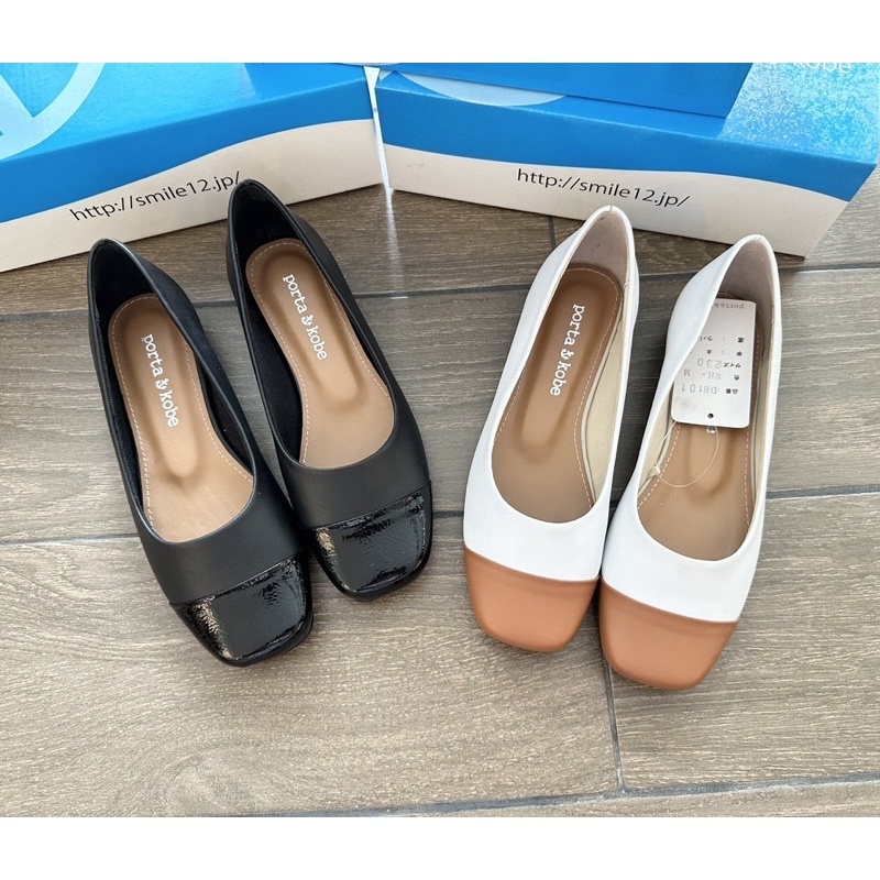 Giày Búp Bê Nữ Phối Màu Cực xinh