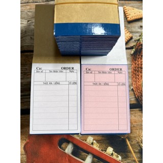 Combo 50 cuốn order in sẵn 7x10cm-2 liên