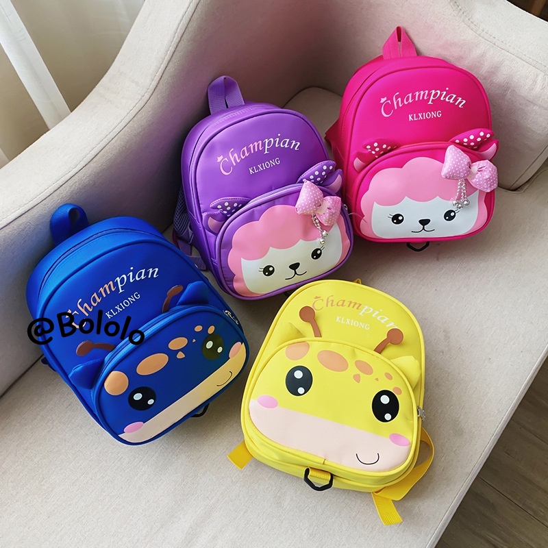 Bololo Balo Cỡ Lớn Thoáng Khí Chống Thất Lạc Họa Tiết Hoạt Hình Dễ Thương Cho Bé