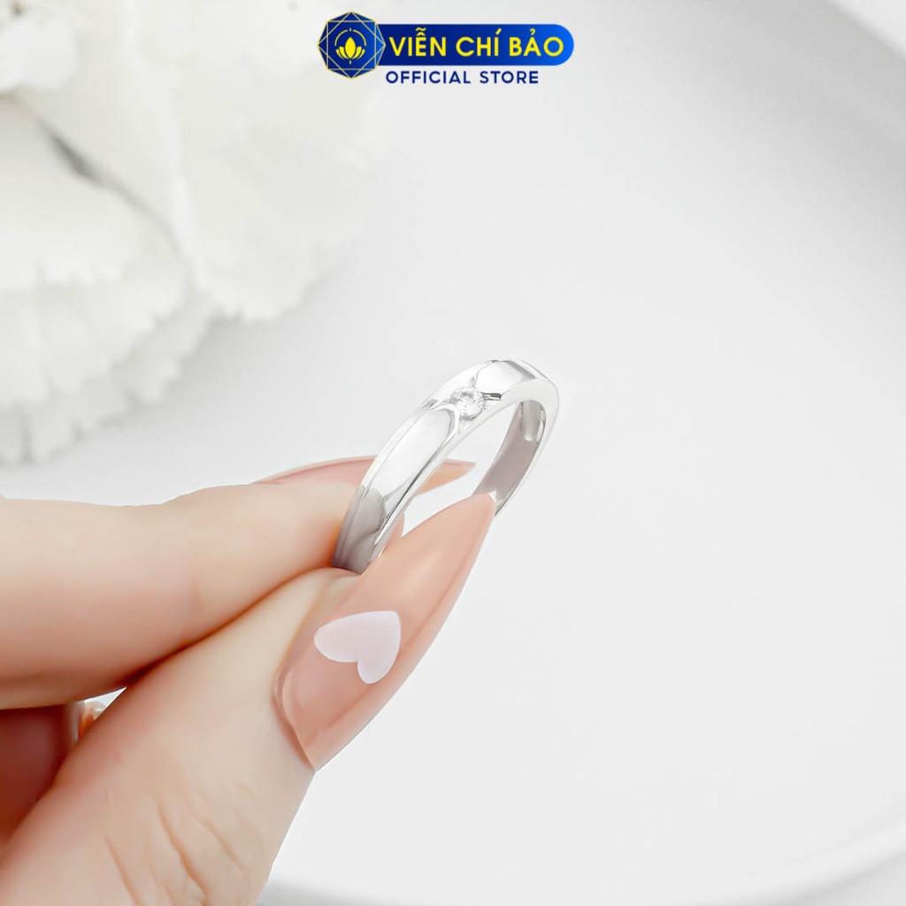 Nhẫn bạc nữ Forever Love chất liệu bạc 925 thời trang phụ kiện trang sức Viễn Chí Bảo N700318