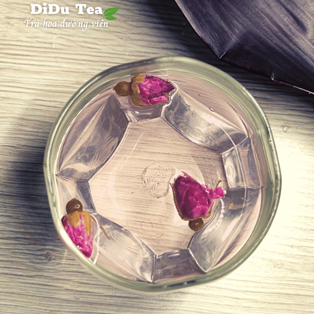 Trà hoa hồng đường phèn Didutea 1 túi trà 500gr
