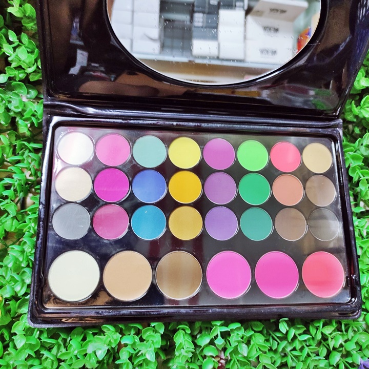 [Sỉ-Rẻ] Hộp Phấn Bóp Trang Điểm Đa Năng Suamei Color gồm 30 ô màu Có Gương Soi Tiện Lợi - SA831 [Lẻ-Sỉ]