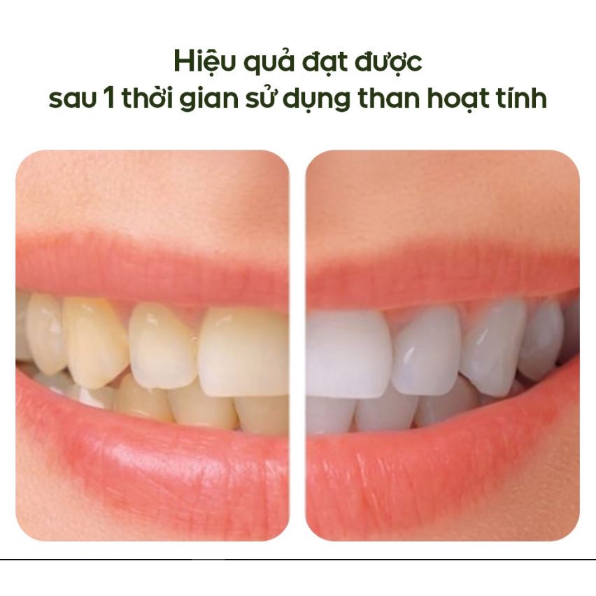 Bột Than Tre Trắng Răng Hoạt Tính hữu cơ Wow Smile 120g| Trắng răng và ngăn mảng bám loại 1