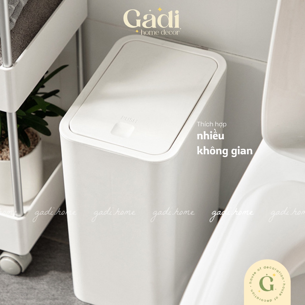 Thùng Đựng Rác Cao Cấp 1 Chạm Gadi Home – Thùng Rác Trang Trí Trong Nhà | TOWERBIN